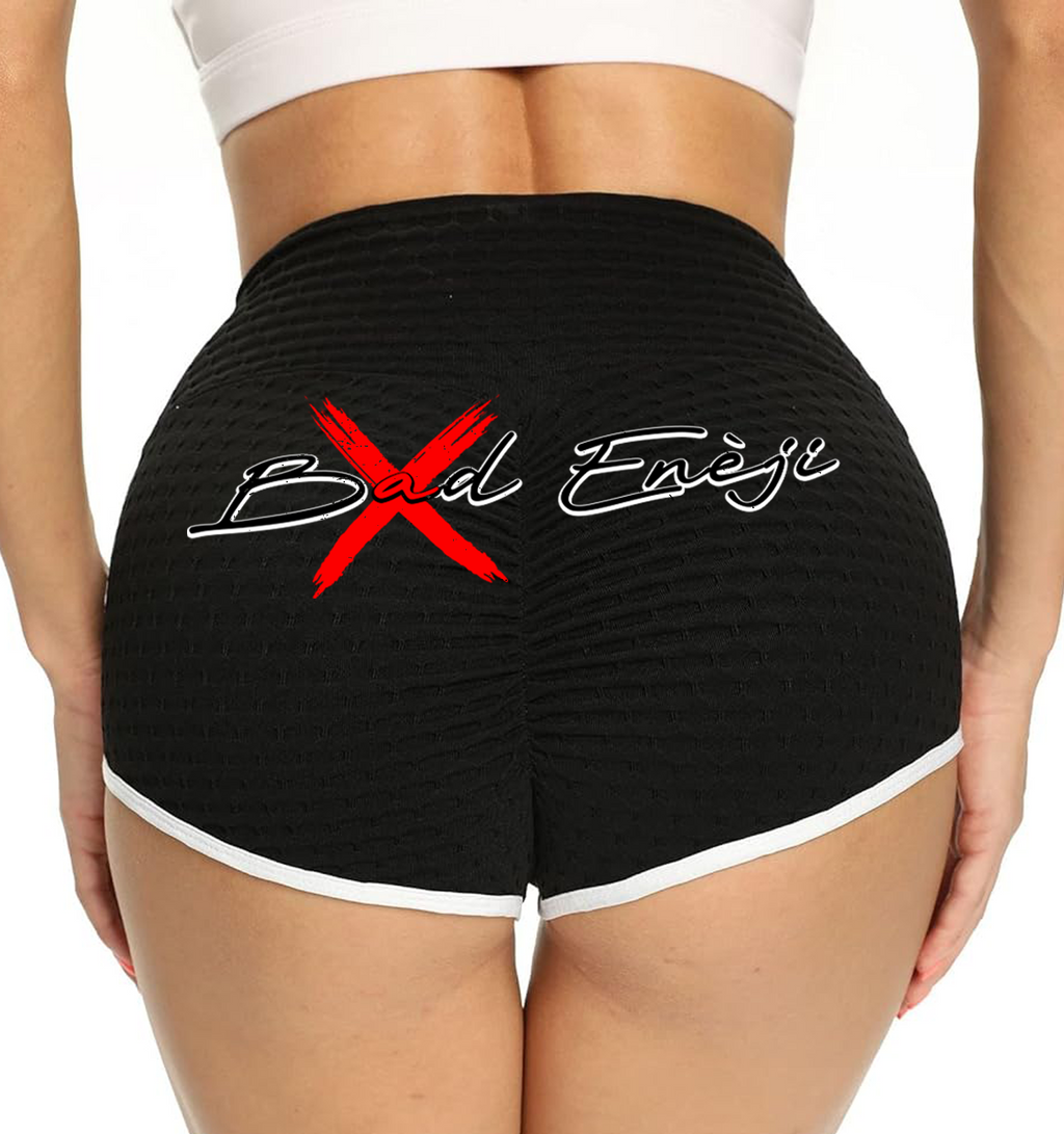 No Bad Eneji Booty Shorts – Confidence Only