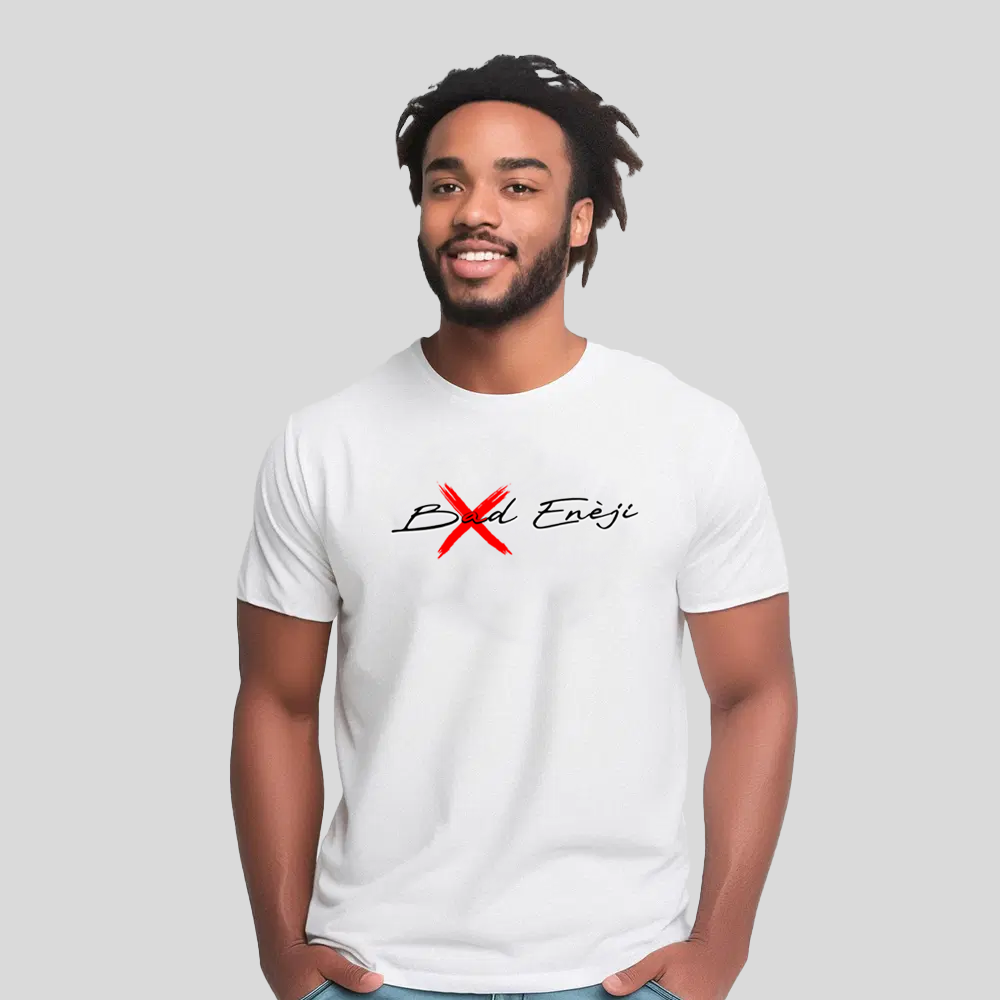No Bad Eneji White Tee – Energy Speaks First